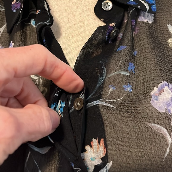 3.1 Phillip Lin Sheer Silk Blouse - Picture 5 of 16